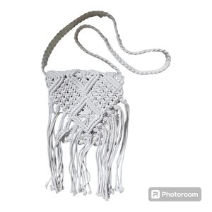 Fringe Crochet Tassel Crossbody Purse